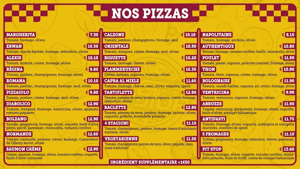 Menu_Pit Stop_Normandie_image_1