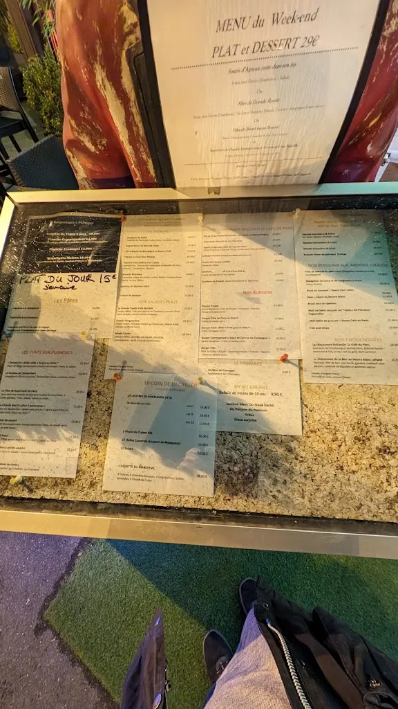 Menu_Le Café de Paris_Normandie_image_2