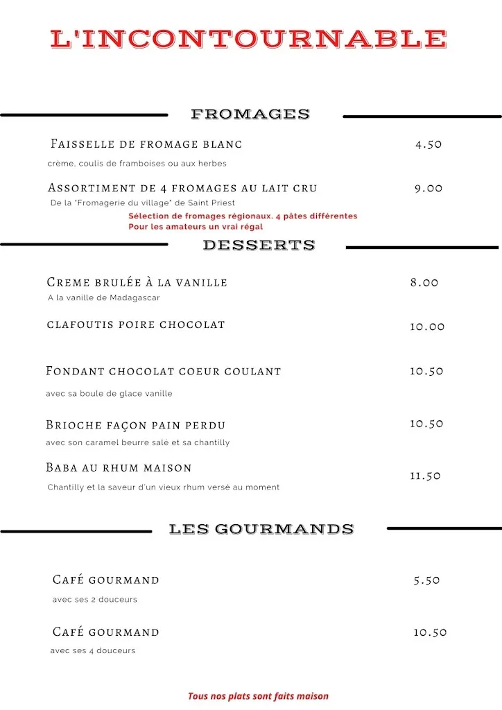 Menu_Restaurant L'incontournable_Grenay_image_3