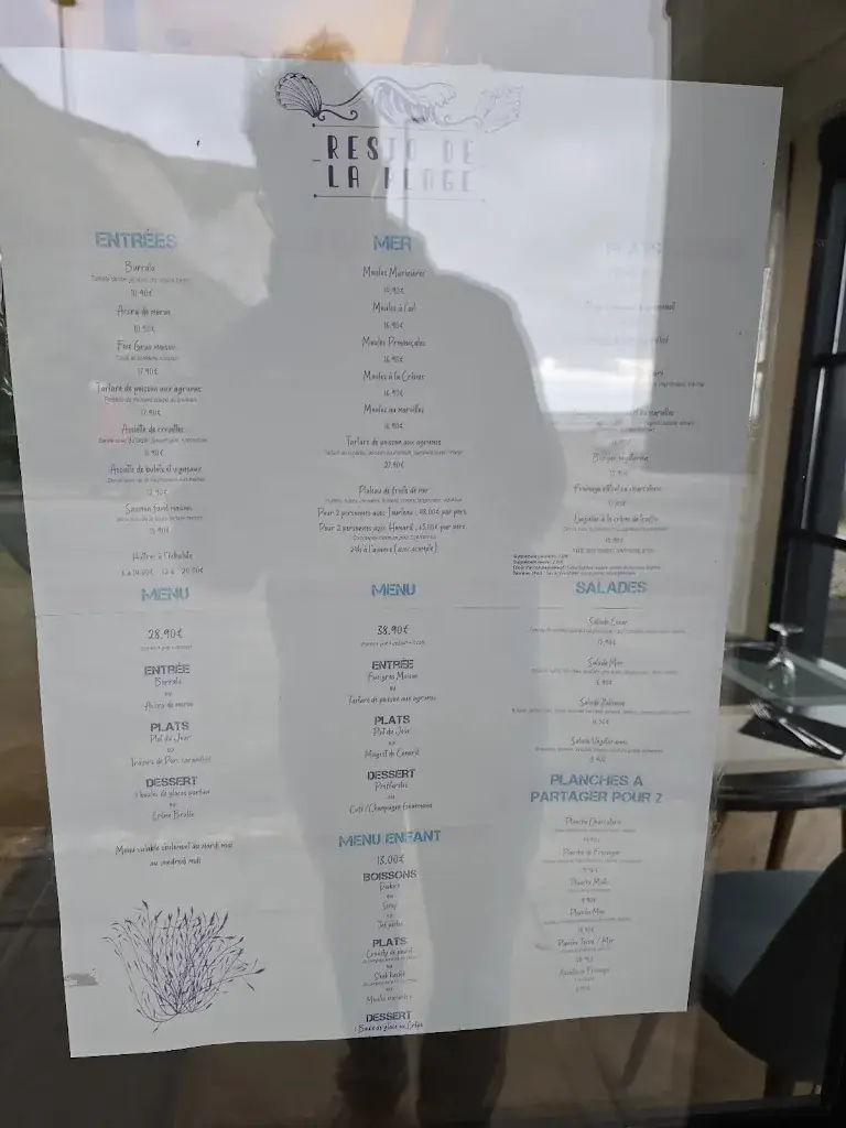 Menu_Le Resto de la Plage_Criel-sur-Mer_image_1