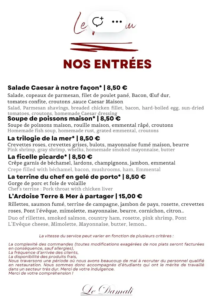 Menu_Le Damali_Tréport_image_4