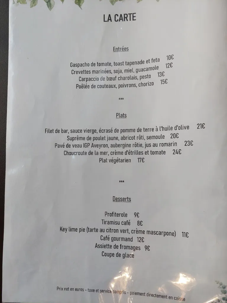 Menu_Restaurant 4 Saisons_Tréport_image_4