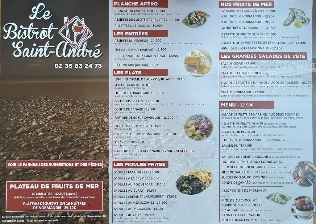 Menu_Le Bistrot Saint-andré_Mers-les-Bains_image_1