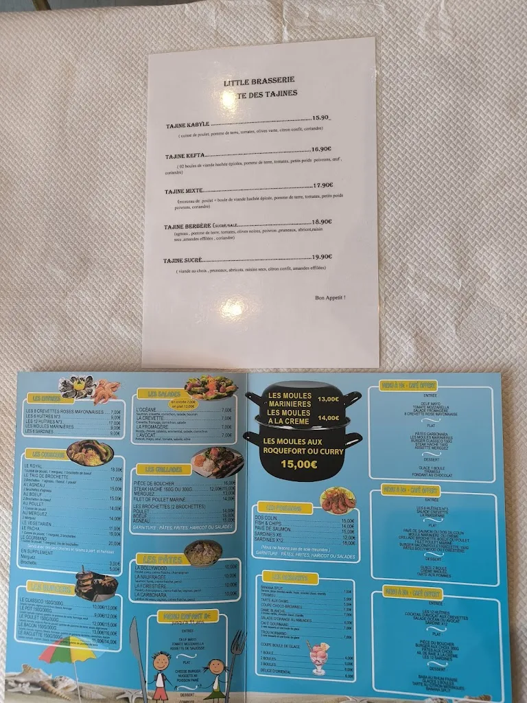 Menu_Little brasserie_Tréport_immagine_1