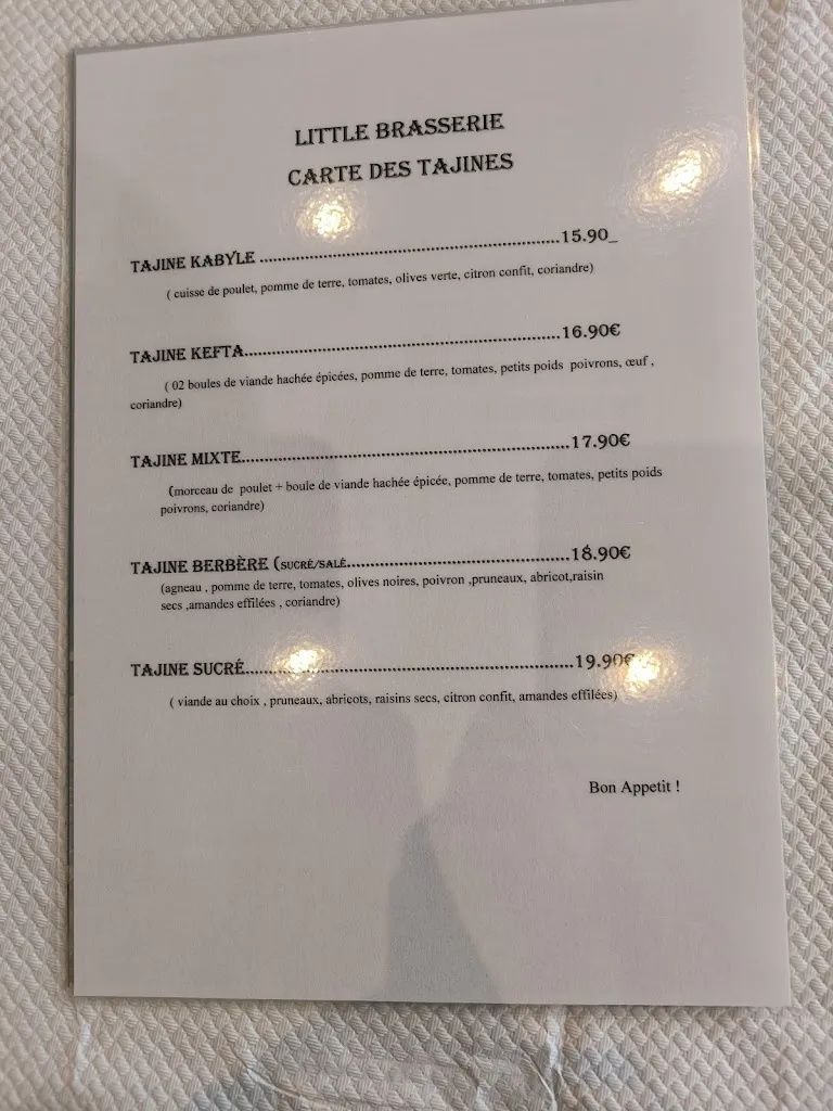 Menu_Little brasserie_Tréport_immagine_4