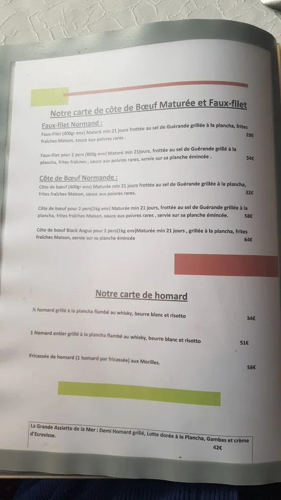 Menu_La Vieille Gabelle_Évreux_image_3