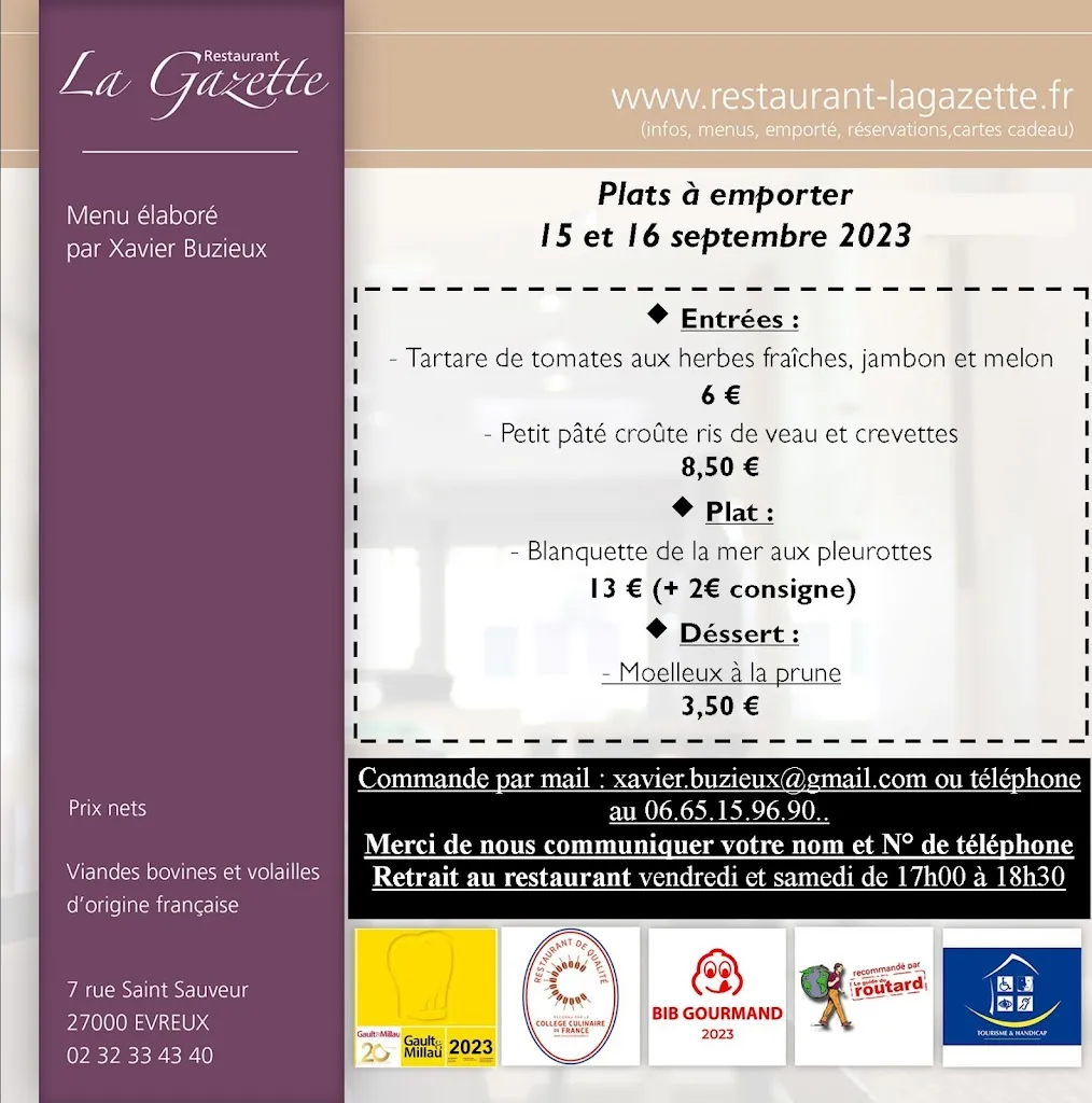 Menu_La Gazette_Évreux_image_1