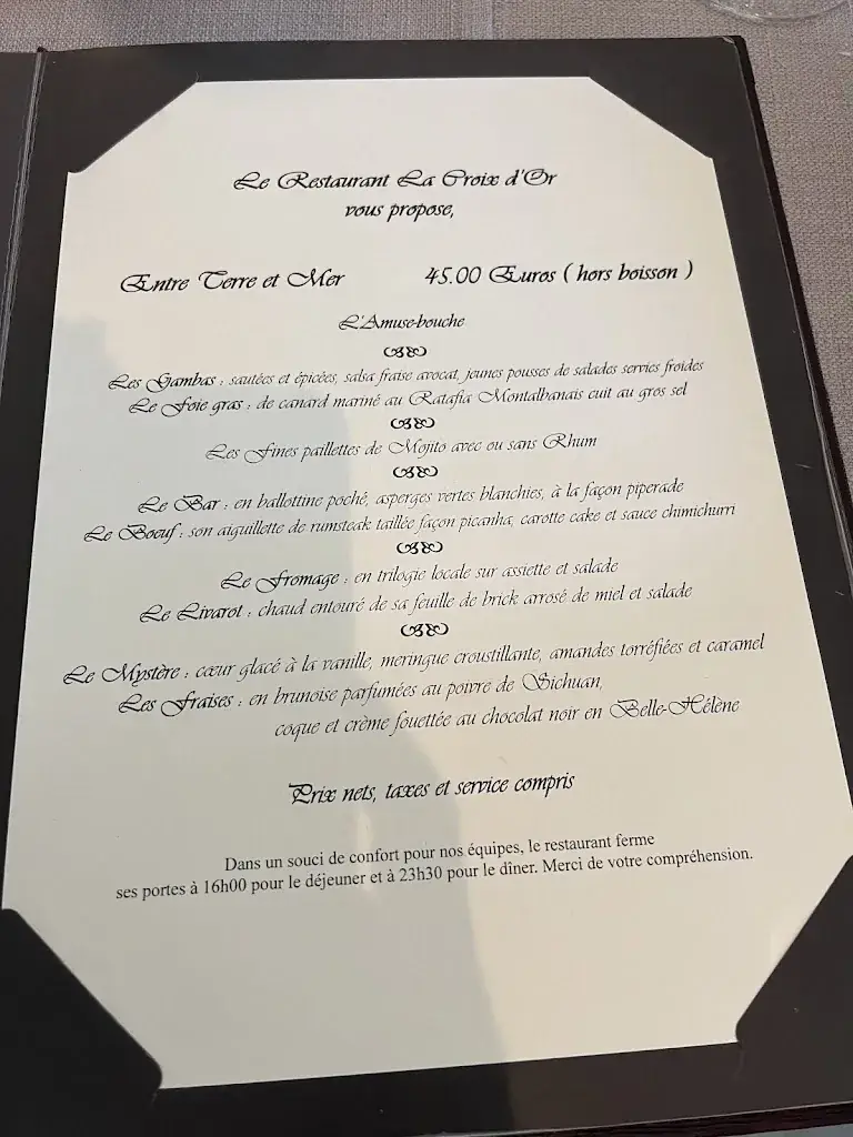 Menu_La Croix d'Or Le Pin la Garenne (61)_Pin-la-Garenne_immagine_3