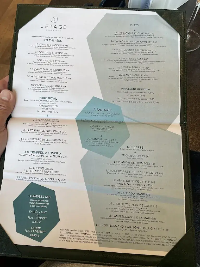 Menu_L ETAGE DEAUVILLE_Deauville_image_2