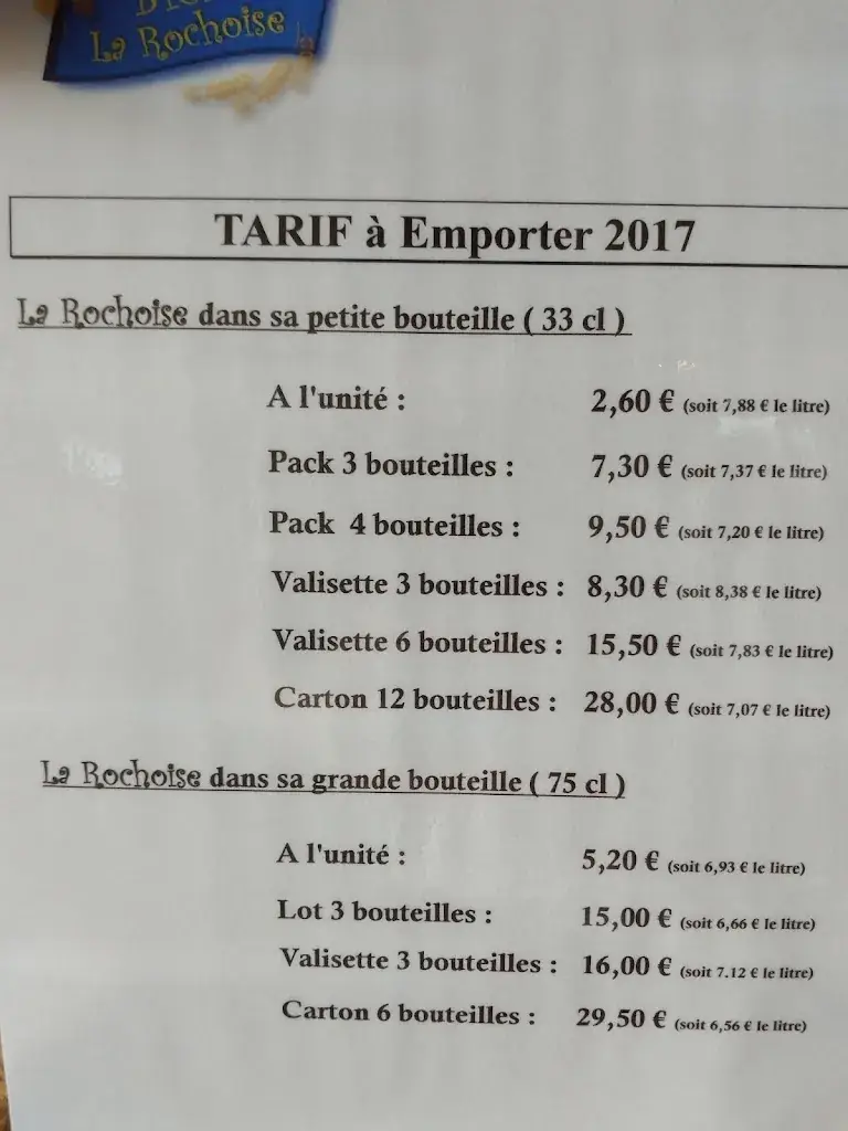 Menu_Brasserie La Rochoise_Amancy_immagine_1