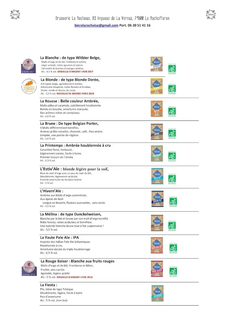 Menu_Brasserie La Rochoise_Amancy_immagine_3