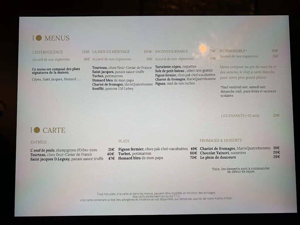 Menu_Restaurant Maximin Hellio_Deauville_image_3