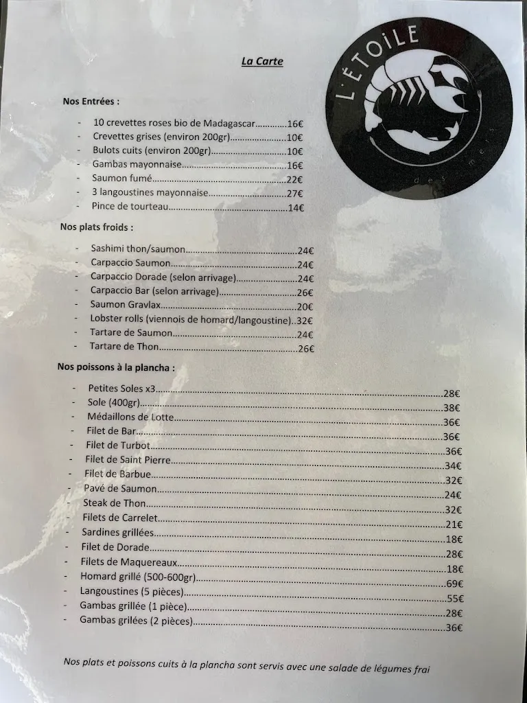 Menu_L'Etoile des Mers_Deauville_image_3
