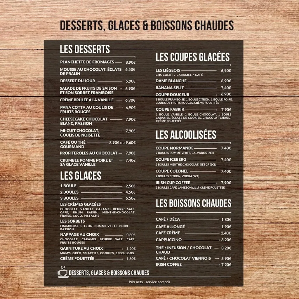 Menu_La Fabrik_Tourlaville_image_1