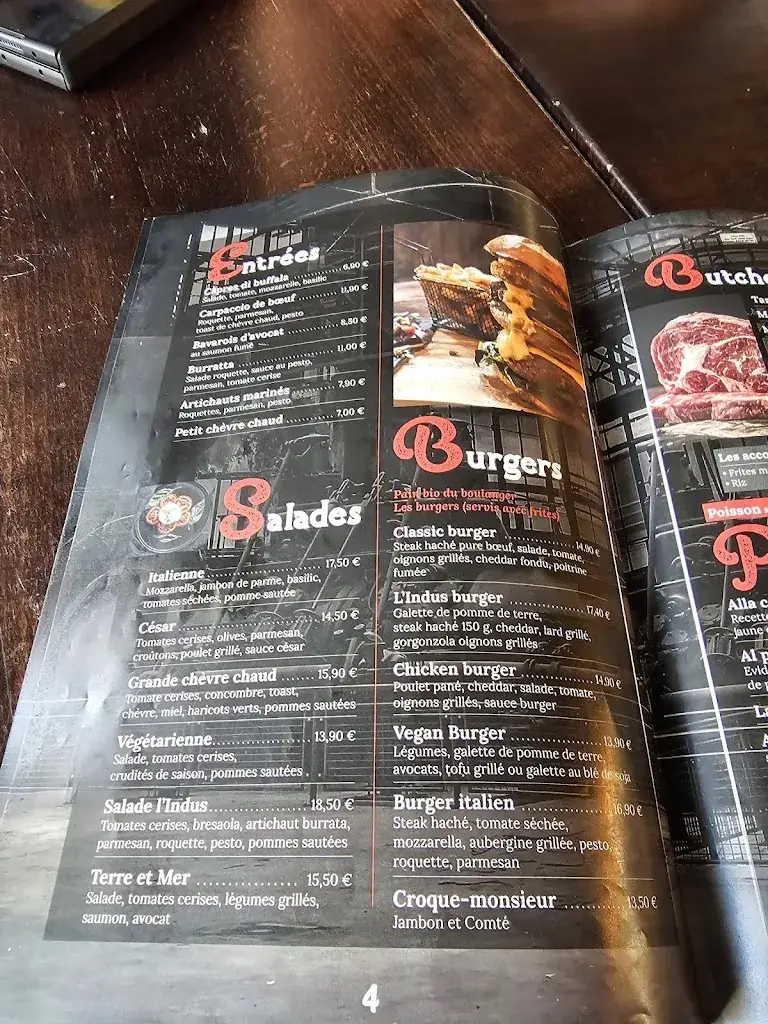 Menu_L'Indus Bistro Brasserie_Gaillard_image_2