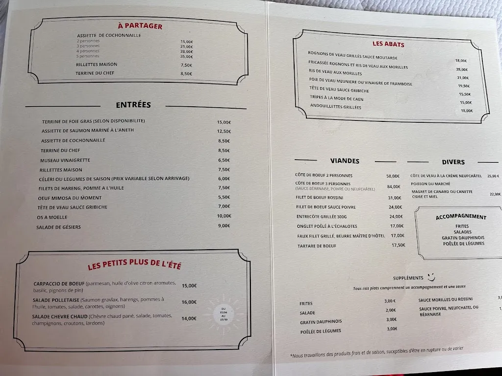 Christine ROSAY_Restaurant le P'tit Veau d'or_Bois-Guillaume_review