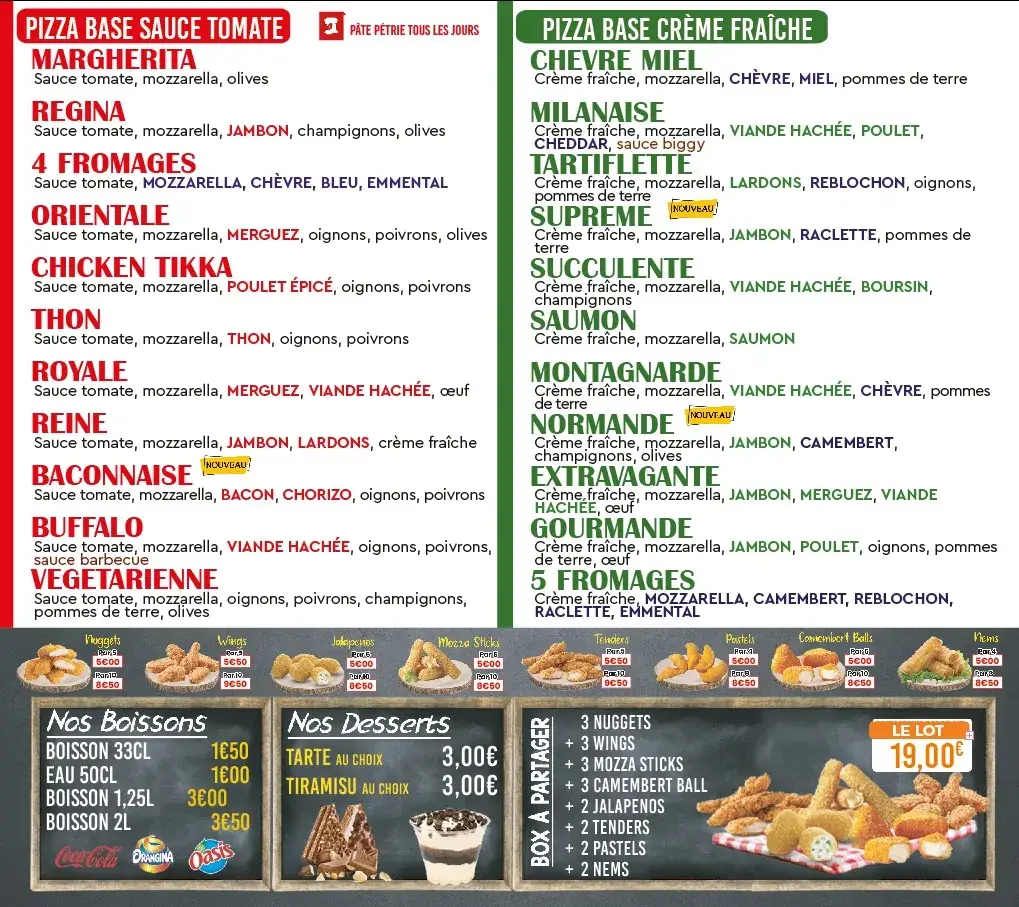 Menu_PIZZA ROUEN_Rouen_image_1