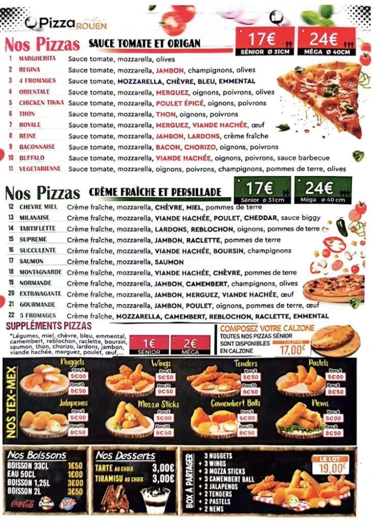 Menu_PIZZA ROUEN_Rouen_image_3