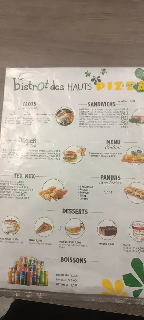 Menu_Le bistrot des hauts de rouen_Rouen_image_3