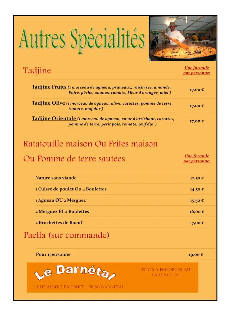 Menu_Restaurant le Darnétal_Darnétal_image_1