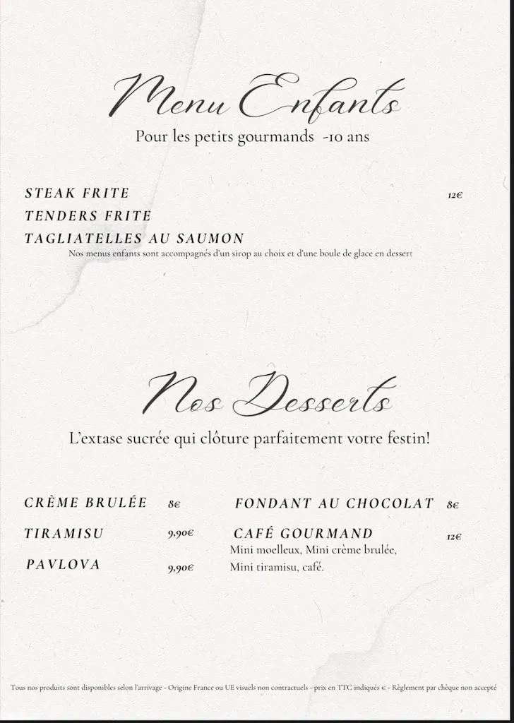 Menu_Le Gaillard restaurant_Gaillard_immagine_1