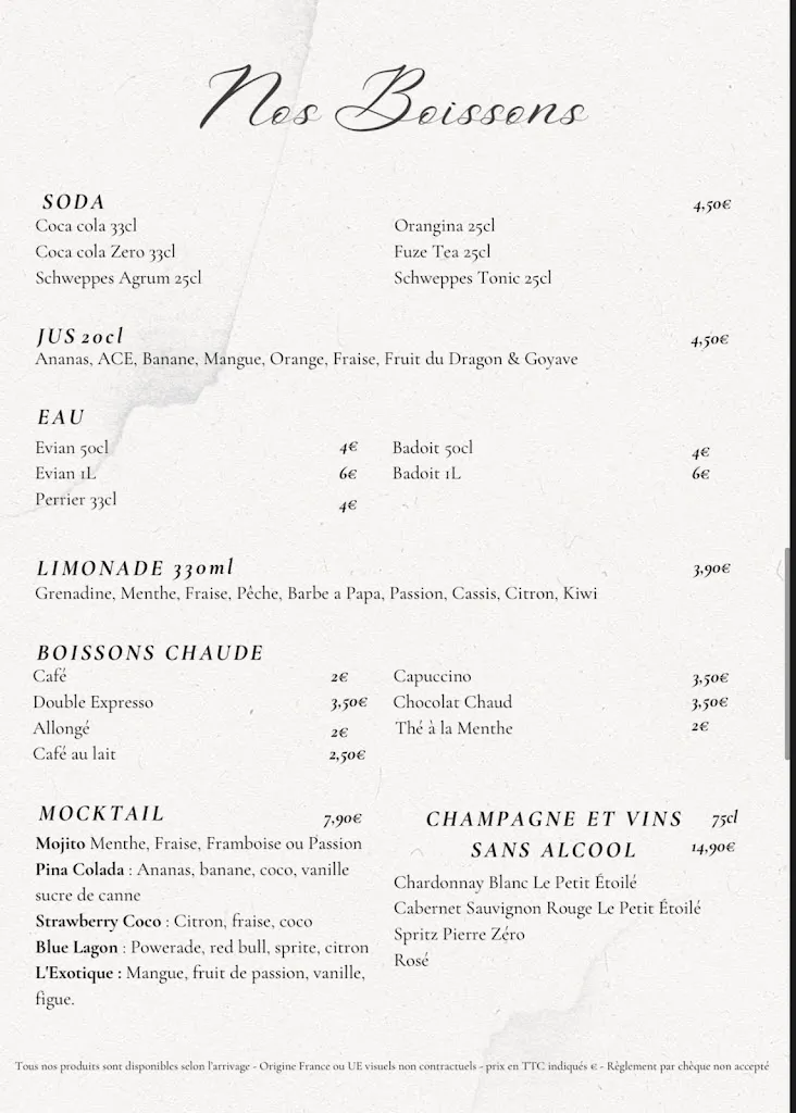 Menu_Le Gaillard restaurant_Gaillard_immagine_2