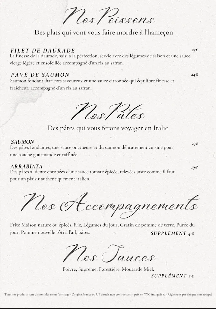 Menu_Le Gaillard restaurant_Gaillard_immagine_3