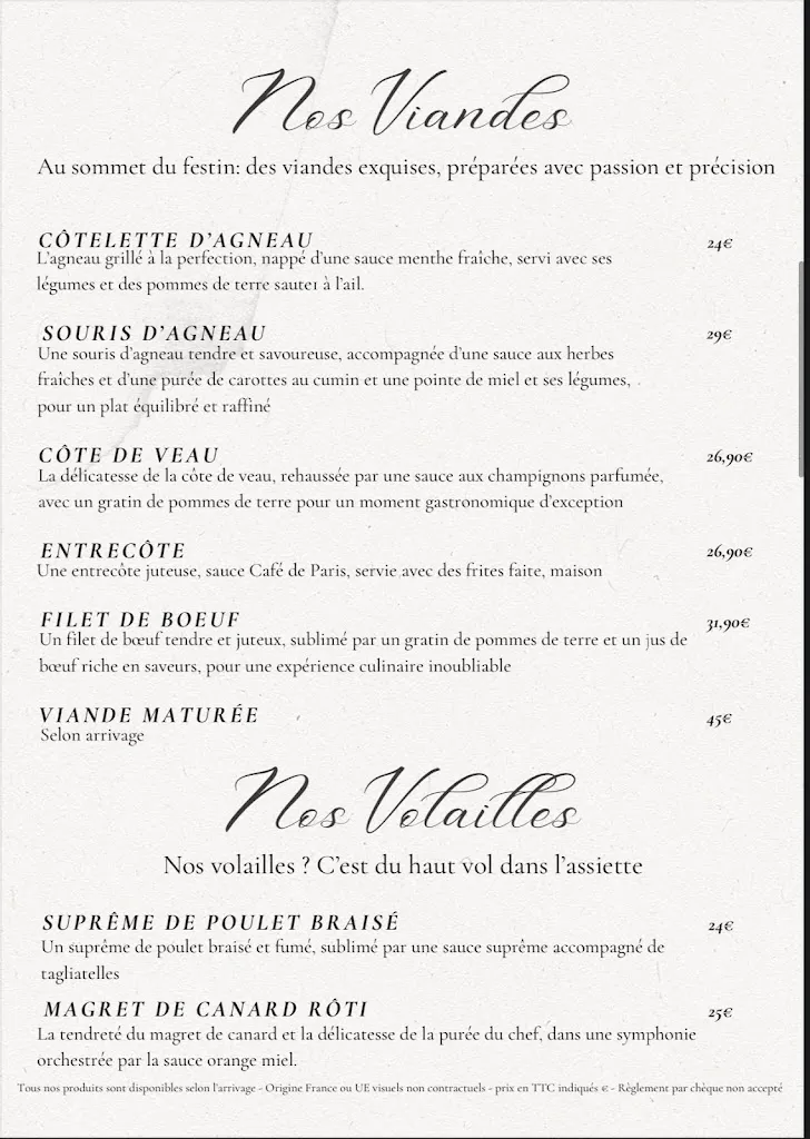 Menu_Le Gaillard restaurant_Gaillard_immagine_4