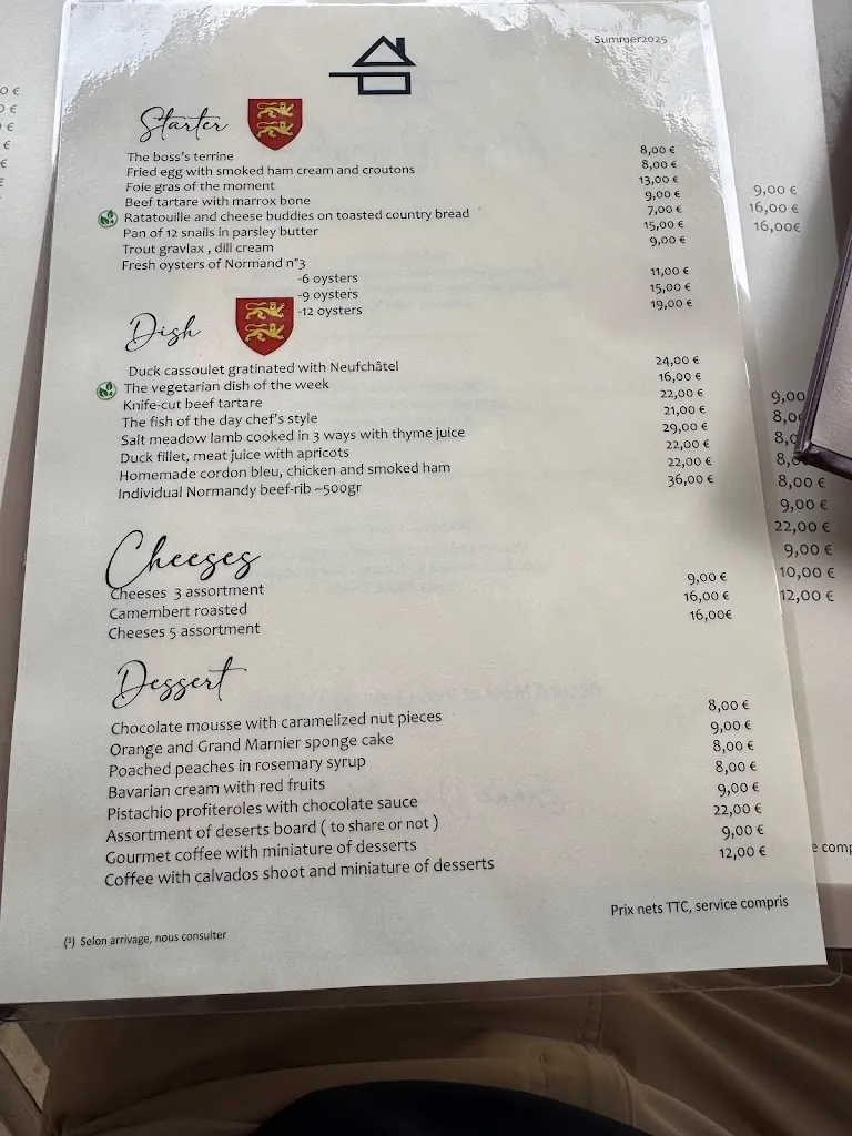 Menu_AUBERGE SAINT MACLOU_Rouen_image_2