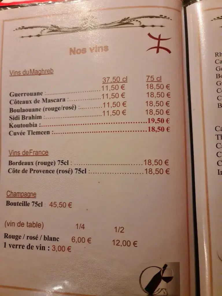 Menu_La Rose des Sables_Rouen_image_4