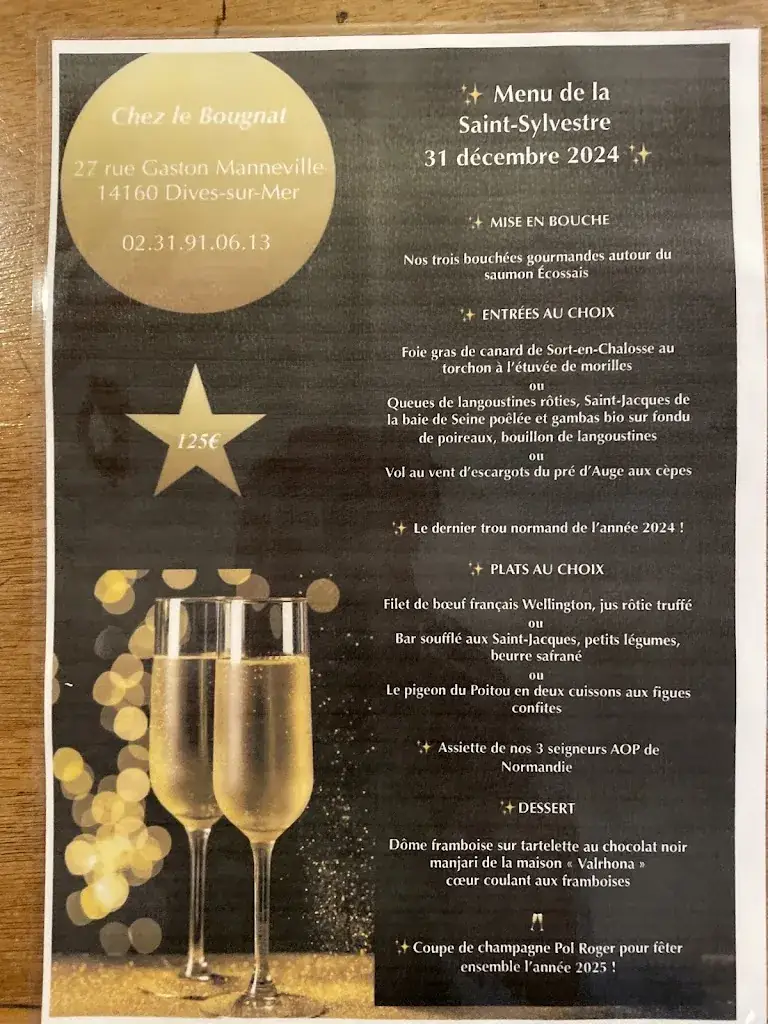 Menu_Chez Le Bougnat_Dives-sur-Mer_image_1