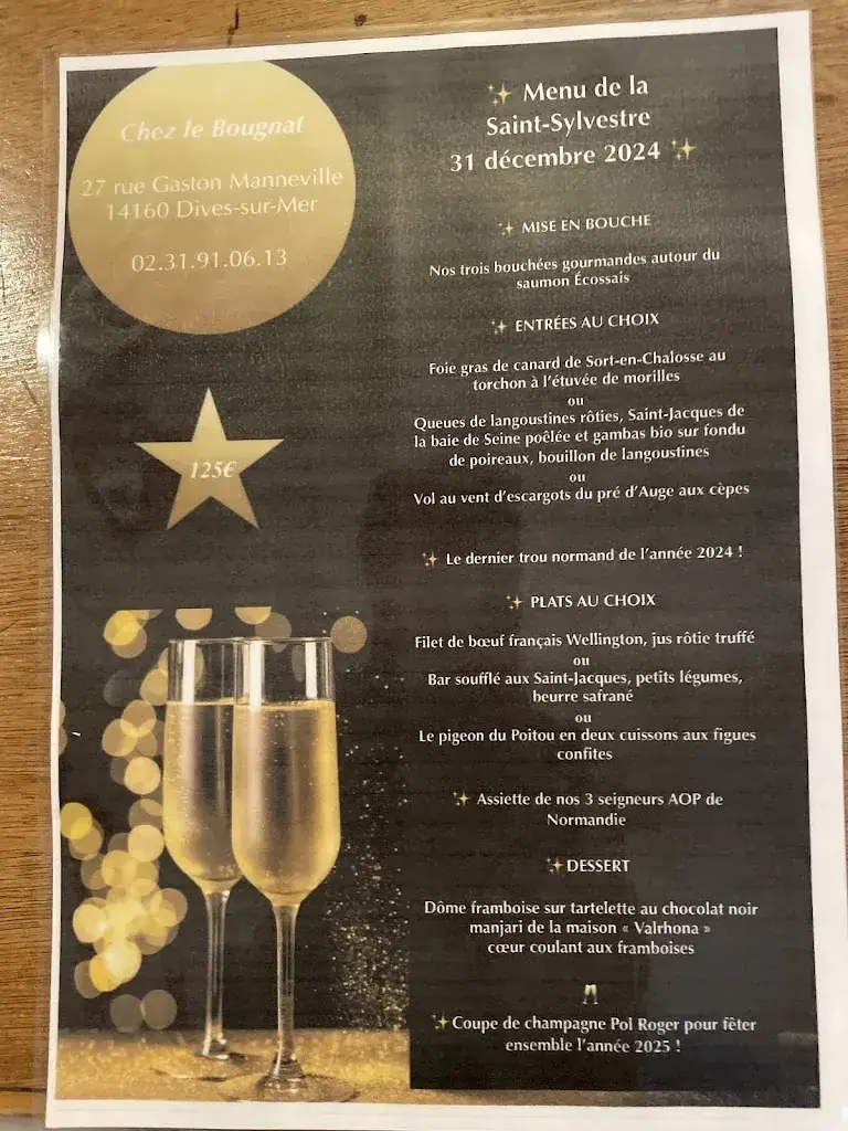 Menu_Chez Le Bougnat_Dives-sur-Mer_image_2