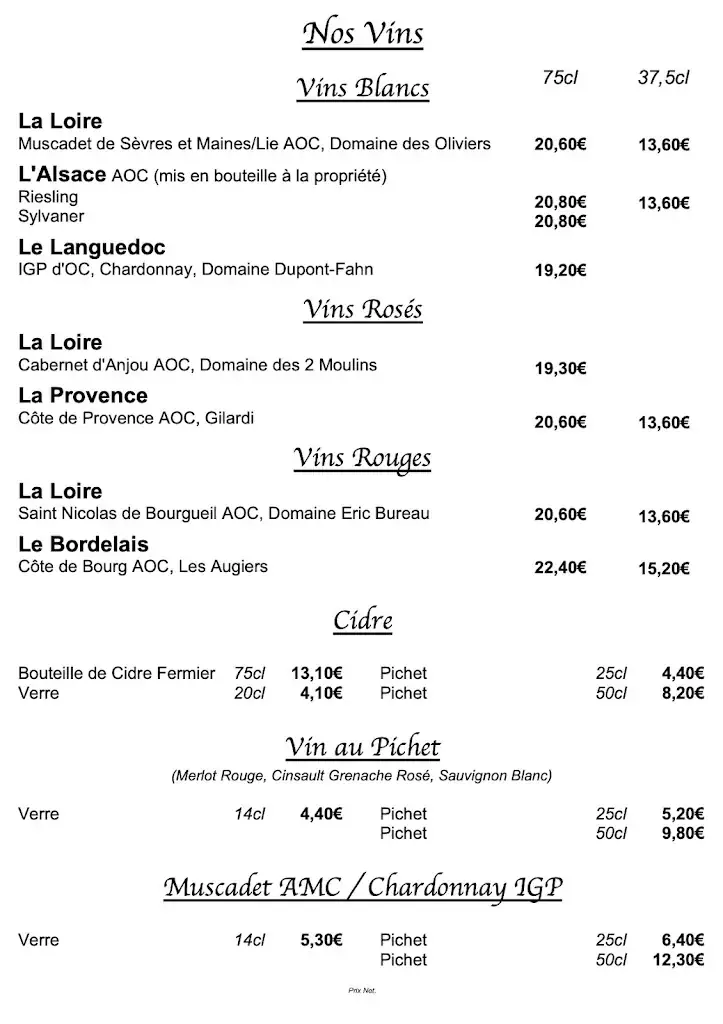 Menü_Brasserie de la Mer_Dives-sur-Mer_Bild_1