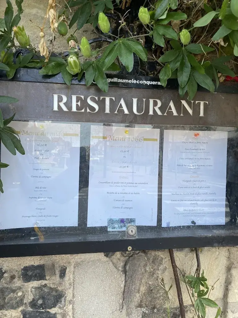 Menu_Guillaume le Conquérant_Dives-sur-Mer_image_2