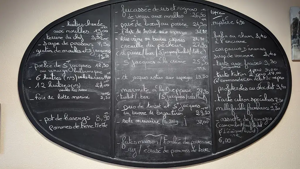 Menu_Le Turbot Dieppe_Dieppe_image_3