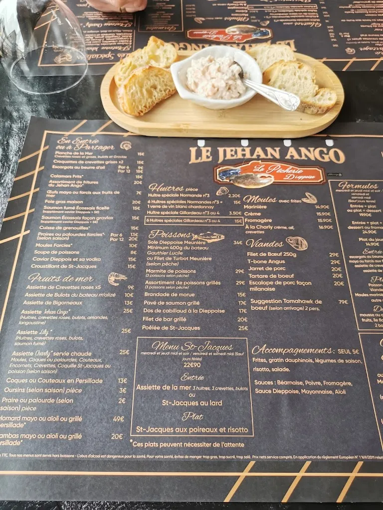 Menu_le jehan ango la pecherie dieppoise_Dieppe_image_2