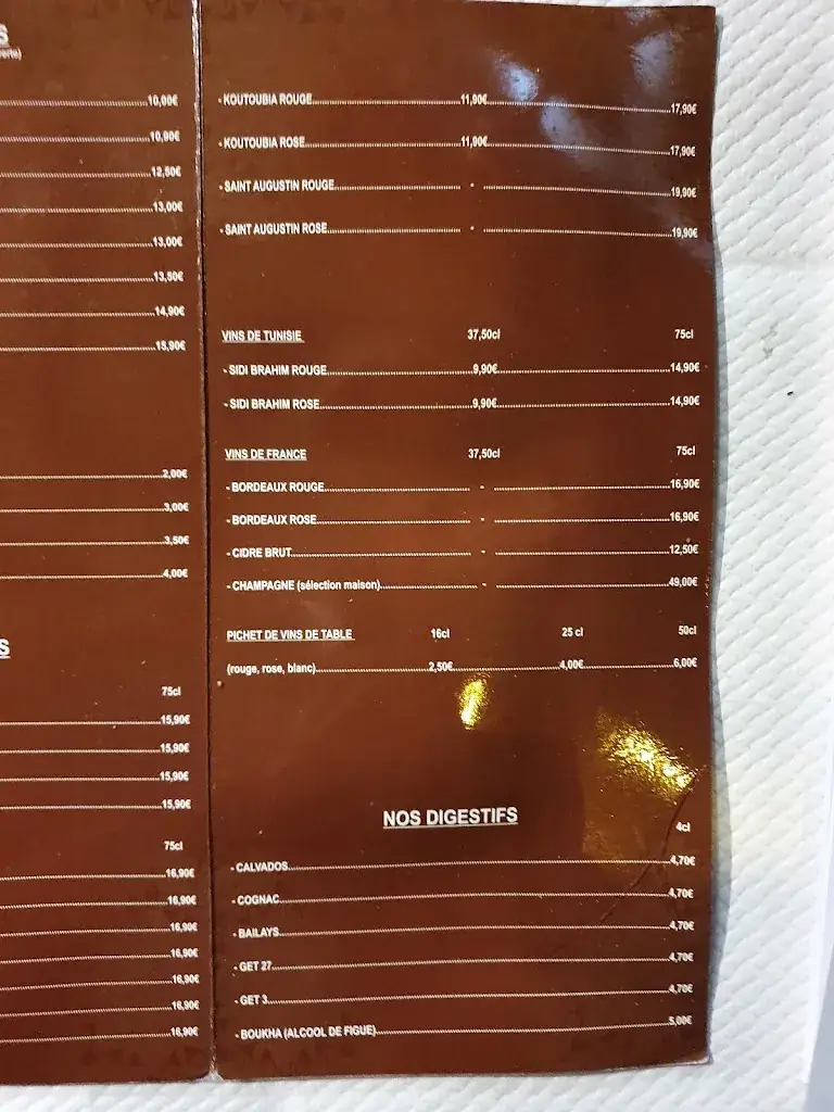 Menu_La Taverne Algéroise_Dieppe_image_4