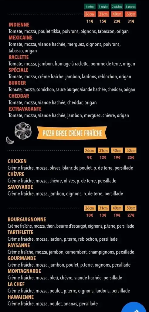 Menu_Pizza Land Domfront_Poiraie_image_3