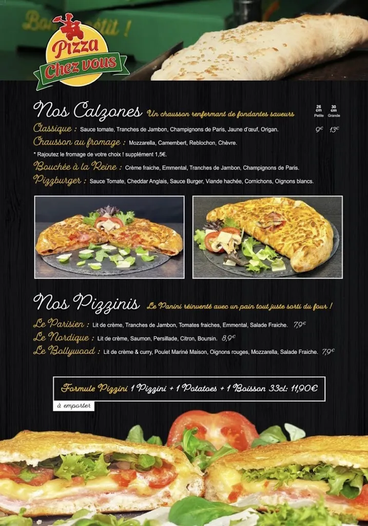 Menu_Pizza Chez Vous - Doudeville_Doudeville_image_4