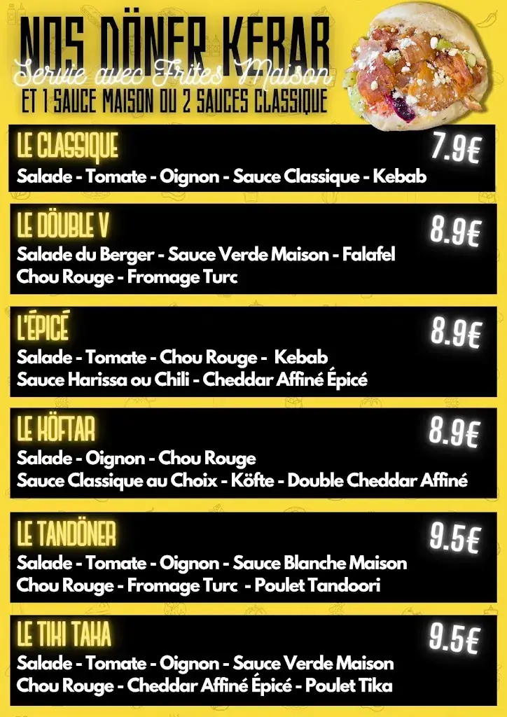 Menu_La Bonne Broche - Döner Kebab_Doudeville_immagine_4