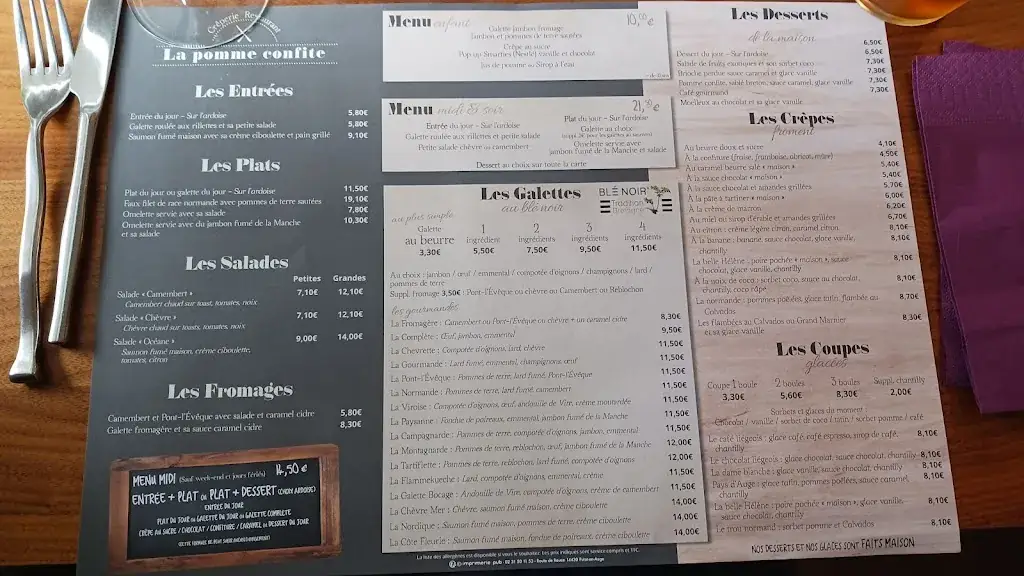 Menu_La Pomme Confite_Dozulé_image_3