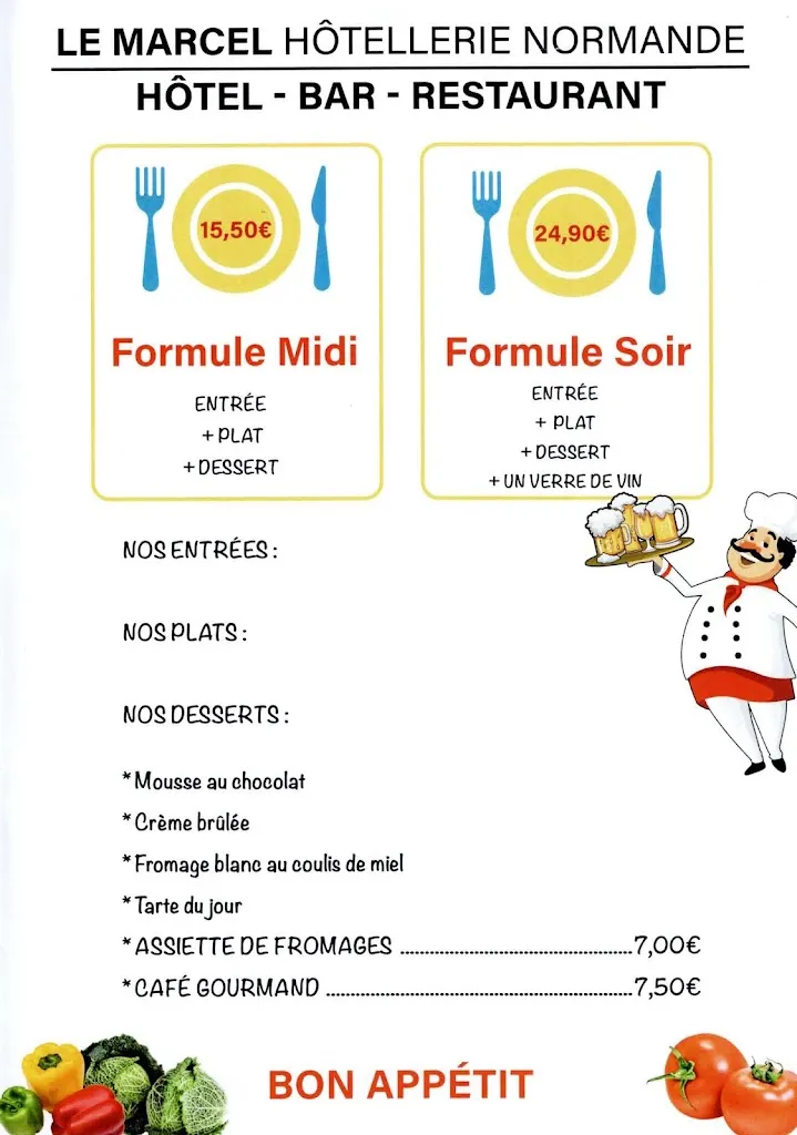 Menu_Hotellerie Normande_Dozulé_image_4