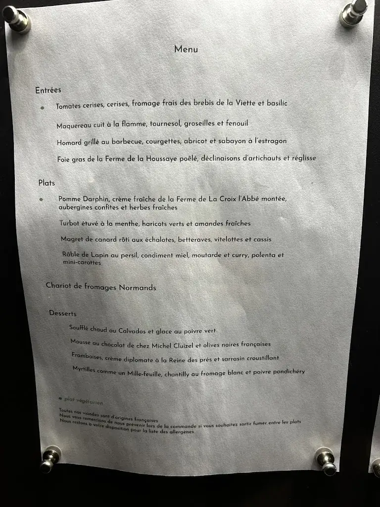 Menu_Le Pavé d'Auge_Beuvron-en-Auge_image_2