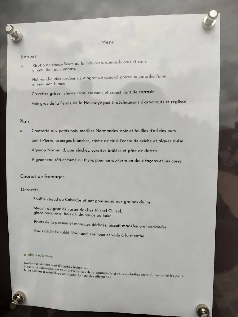 Menu_Le Pavé d'Auge_Beuvron-en-Auge_image_4