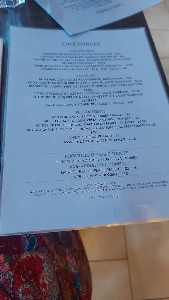 Menu_Café Forges_Beuvron-en-Auge_image_2