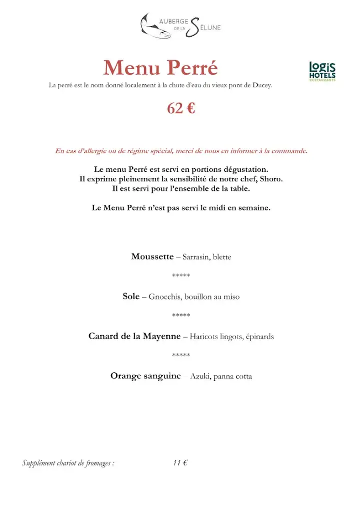 Menu_Restaurant de la Sélune_Chéris_image_3