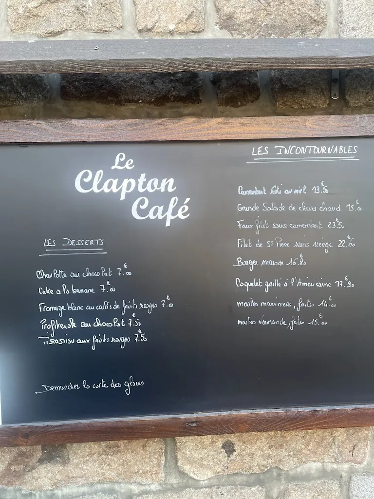 Menu_Restaurant Le Clapton Café_Chéris_image_2