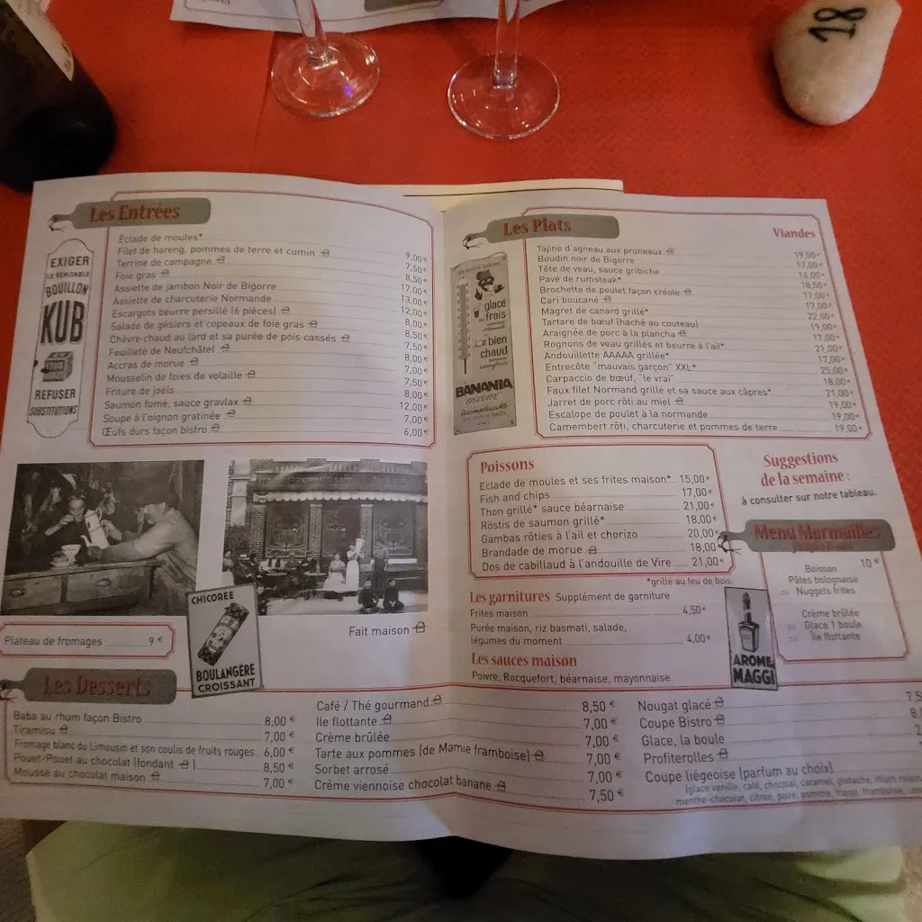 Menu_Bistro du Siècle_Duclair_immagine_2