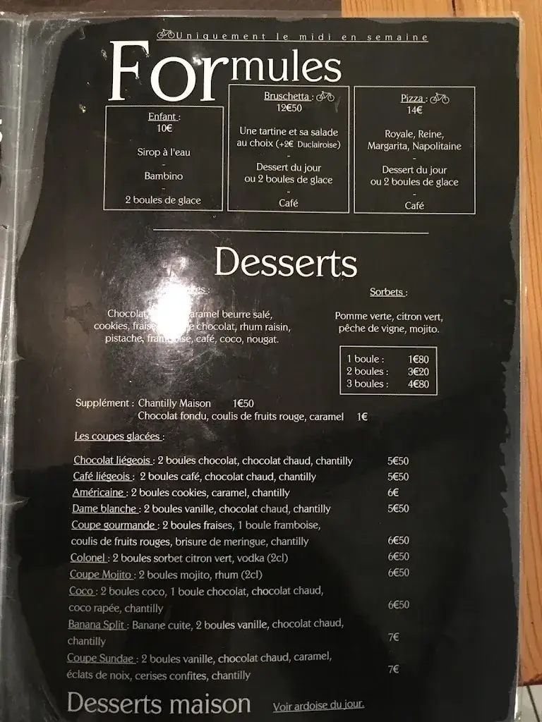 Menu_La petite reine_Duclair_image_2