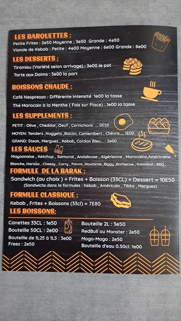 Menu_La Barak aux délices_Duclair_image_1